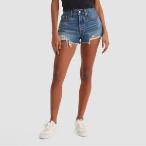 Levi's 501 Original Fit High-rise Women’s Jean Short Denim Heavyweight Sz 33